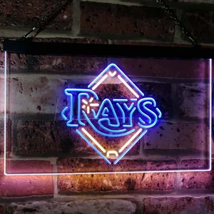 Tampa Bay Rays Logo 1 Neon-Like LED Sign