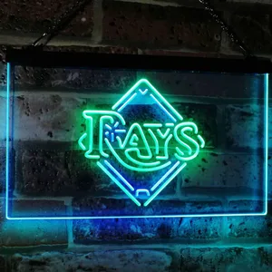 Tampa Bay Rays Logo 1 Neon-Like LED Sign