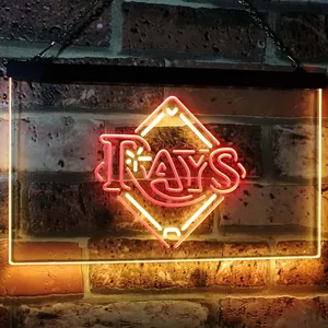 Tampa Bay Rays Logo 1 Neon-Like LED Sign
