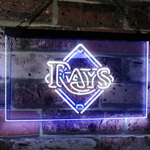 Tampa Bay Rays Logo 1 Neon-Like LED Sign