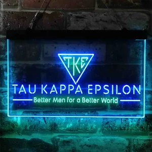 Tau Kappa Epsilon Better Men for a Better World Neon-Like LED Sign