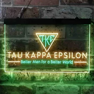 Tau Kappa Epsilon Better Men for a Better World Neon-Like LED Sign