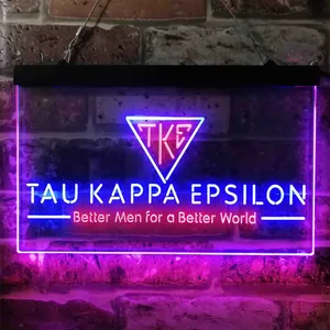 Tau Kappa Epsilon Better Men for a Better World Neon-Like LED Sign
