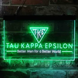 Tau Kappa Epsilon Better Men for a Better World Neon-Like LED Sign