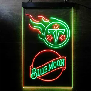 Tennessee Titans Blue Moon Neon-Like LED Sign