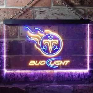 Tennessee Titans Bud Light Neon-Like LED Sign