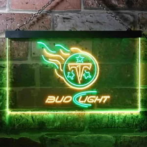 Tennessee Titans Bud Light Neon-Like LED Sign