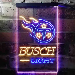 Tennessee Titans Busch Light Neon-Like LED Sign