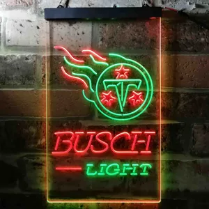 Tennessee Titans Busch Light Neon-Like LED Sign