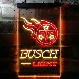 Tennessee Titans Busch Light Neon-Like LED Sign