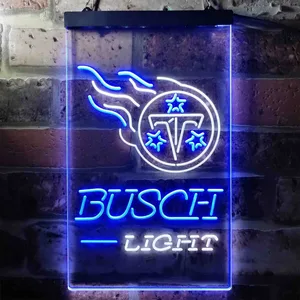 Tennessee Titans Busch Light Neon-Like LED Sign