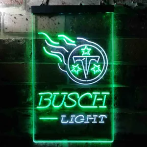 Tennessee Titans Busch Light Neon-Like LED Sign