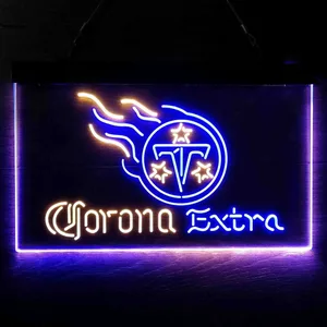 Tennessee Titans Corona Extra Neon-Like LED Sign