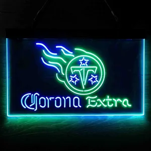 Tennessee Titans Corona Extra Neon-Like LED Sign