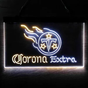 Tennessee Titans Corona Extra Neon-Like LED Sign