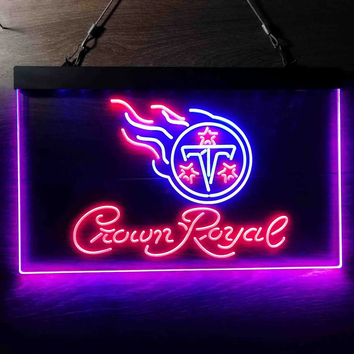 Tennessee Titans Crown Royal Neon-Like LED Sign