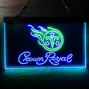 Tennessee Titans Crown Royal Neon-Like LED Sign