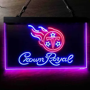 Tennessee Titans Crown Royal Neon-Like LED Sign