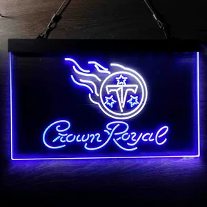 Tennessee Titans Crown Royal Neon-Like LED Sign