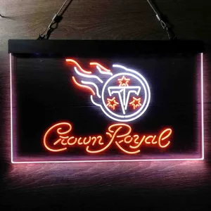 Tennessee Titans Crown Royal Neon-Like LED Sign