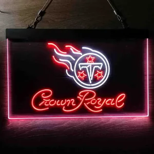 Tennessee Titans Crown Royal Neon-Like LED Sign