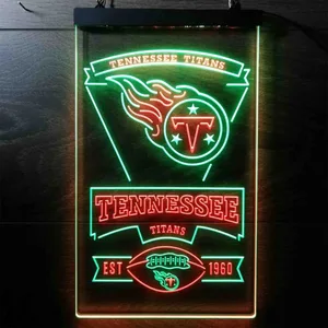 Tennessee Titans EST 1960 Neon-Like LED Sign