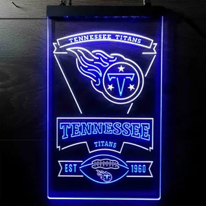 Tennessee Titans EST 1960 Neon-Like LED Sign