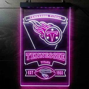 Tennessee Titans EST 1960 Neon-Like LED Sign