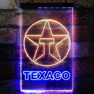 Texaco Logo Neon-Like LED Sign