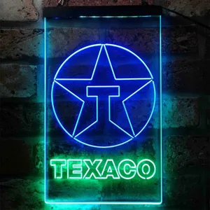 Texaco Logo Neon-Like LED Sign