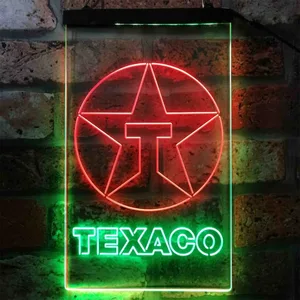 Texaco Logo Neon-Like LED Sign