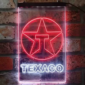 Texaco Logo Neon-Like LED Sign