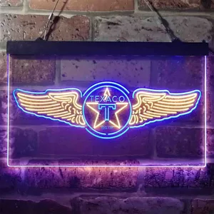 Texaco Vintage Reg T.M. Neon-Like LED Sign