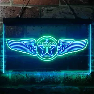 Texaco Vintage Reg T.M. Neon-Like LED Sign