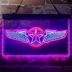 Texaco Vintage Reg T.M. Neon-Like LED Sign