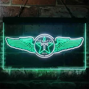 Texaco Vintage Reg T.M. Neon-Like LED Sign
