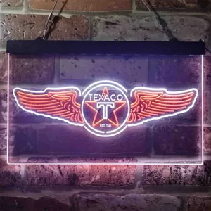 Texaco Vintage Reg T.M. Neon-Like LED Sign