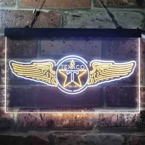 Texaco Vintage Reg T.M. Neon-Like LED Sign