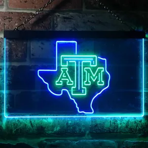 Texas A&M Aggies Logo Neon-Like LED Sign