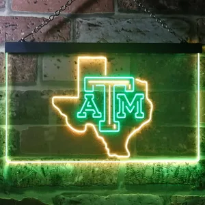 Texas A&M Aggies Logo Neon-Like LED Sign