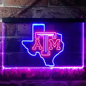 Texas A&M Aggies Logo Neon-Like LED Sign