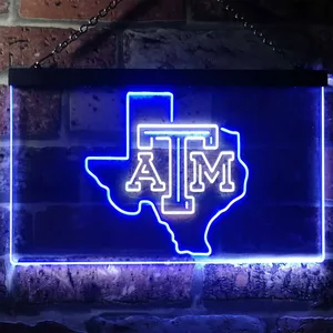 Texas A&M Aggies Logo Neon-Like LED Sign