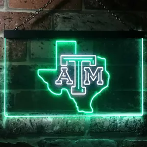 Texas A&M Aggies Logo Neon-Like LED Sign