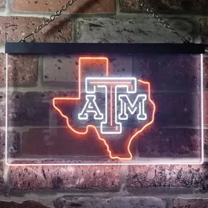 Texas A&M Aggies Logo Neon-Like LED Sign