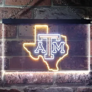 Texas A&M Aggies Logo Neon-Like LED Sign
