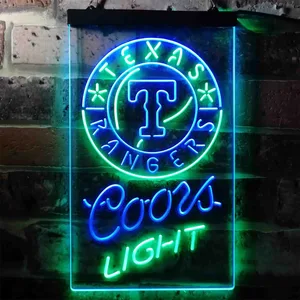 Texas Rangers Coors Light Neon-Like LED Sign