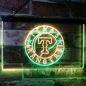 Texas Rangers Logo 1 Neon-Like LED Sign