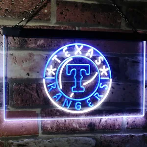 Texas Rangers Logo 1 Neon-Like LED Sign