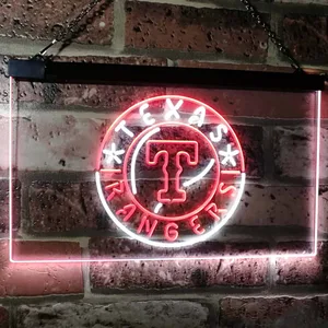 Texas Rangers Logo 1 Neon-Like LED Sign