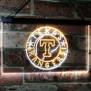 Texas Rangers Logo 1 Neon-Like LED Sign